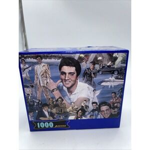 Elvis Presley 1000 Piece Jigsaw Puzzle Photo 2002 Hoyle 19 1/4"x 26 3/4"